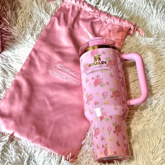 NEW Stanley x LoveShackFancy Ibiza Sunset 40oz Quencher H2.0 FlowState Tumbler - Picture 11 of 14